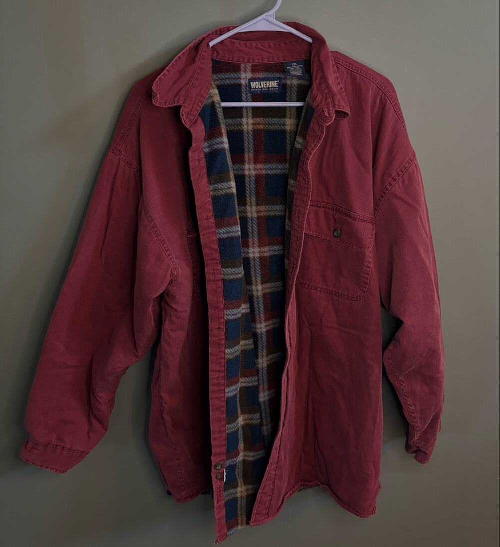 Vintage Wolverine Boots & Gear Heavyweight Fleece-Lined Canvas Shirt Jacket